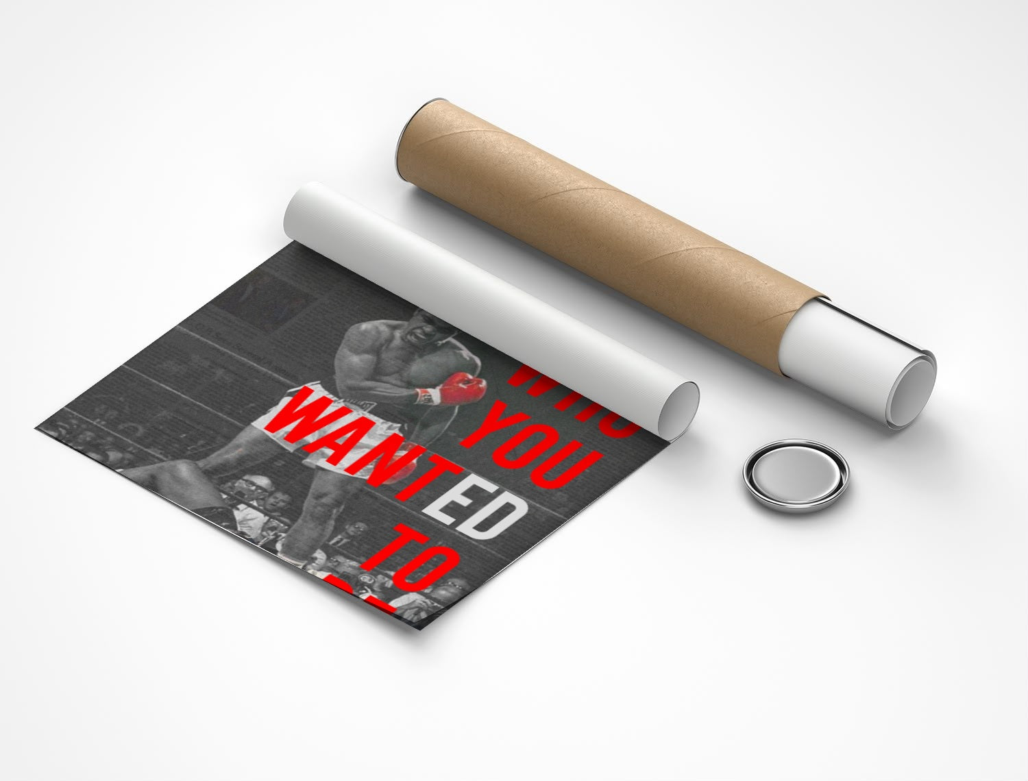 Rolled poster