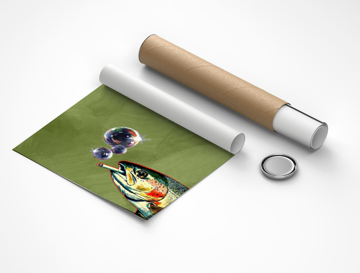 Rolled poster