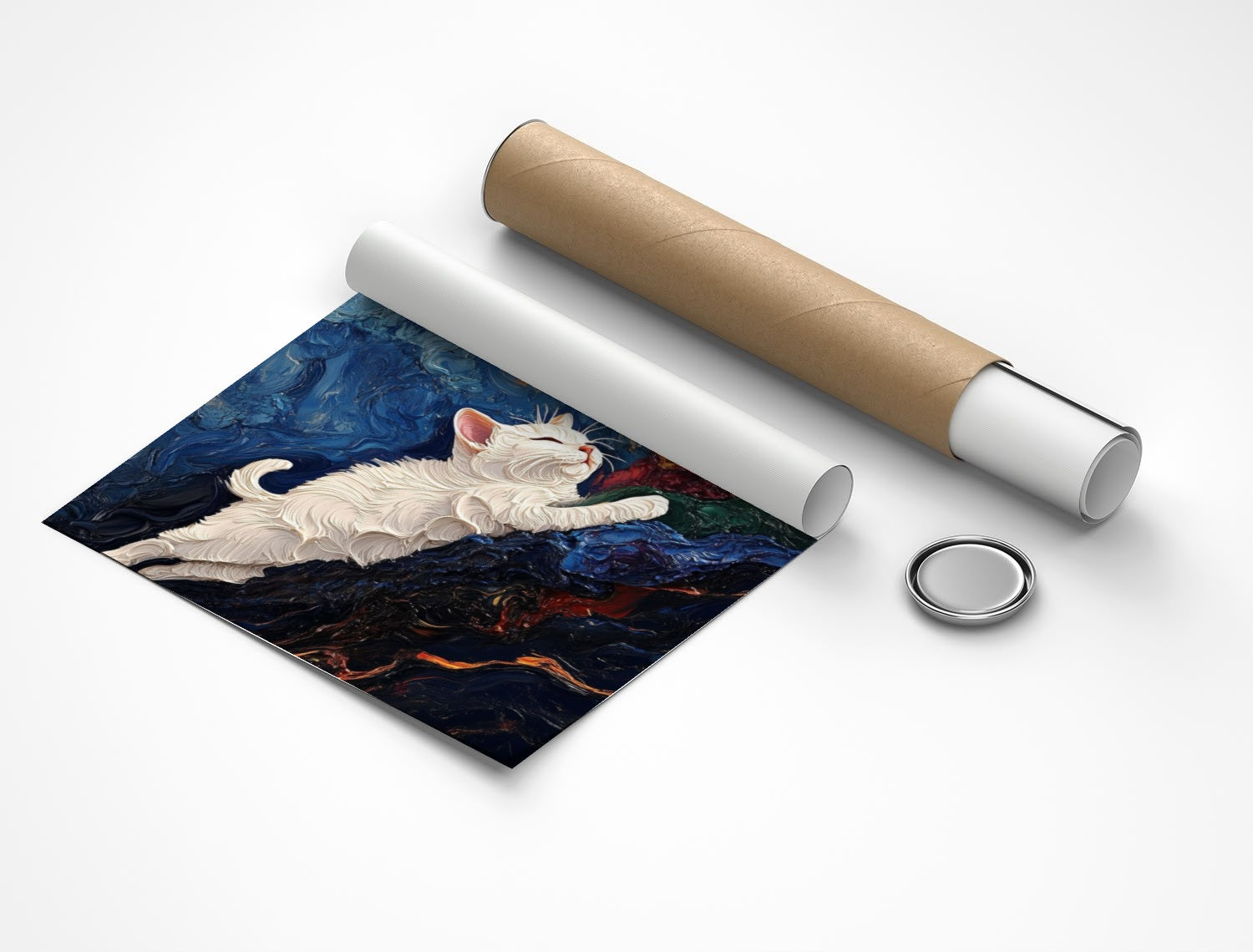 Rolled poster