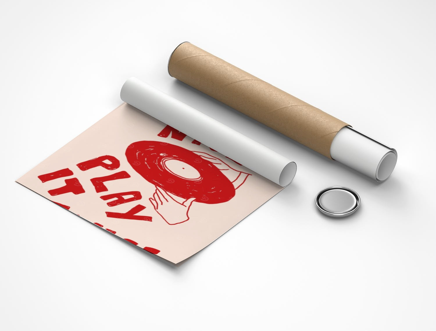 Rolled poster
