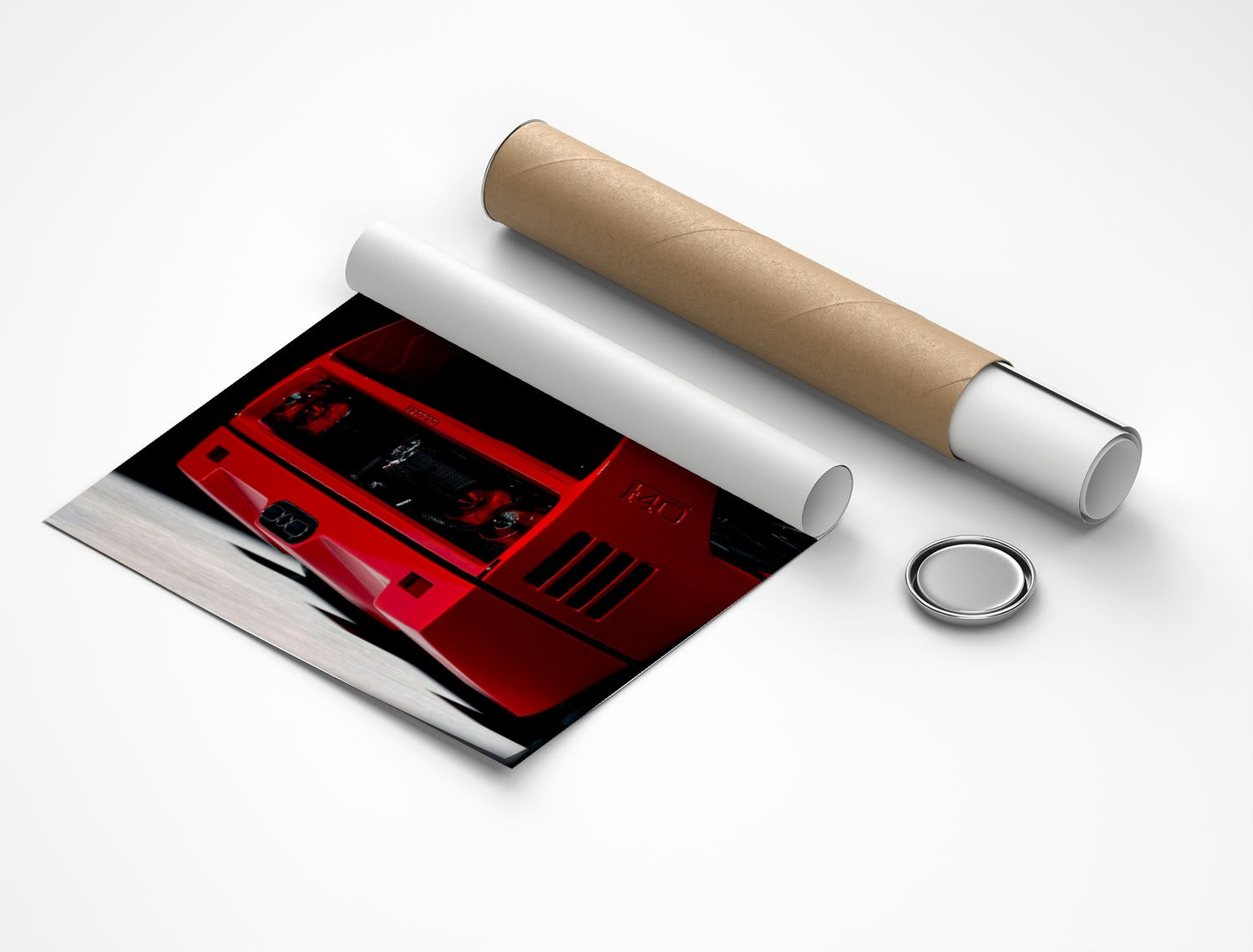 Rolled poster
