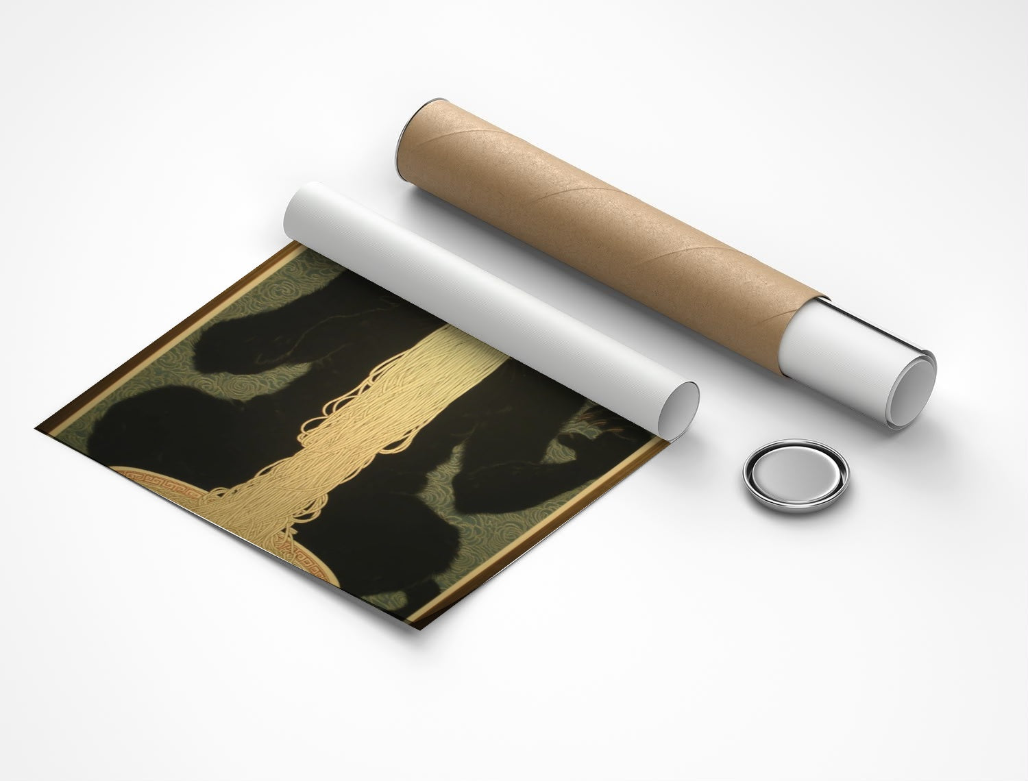 Rolled poster