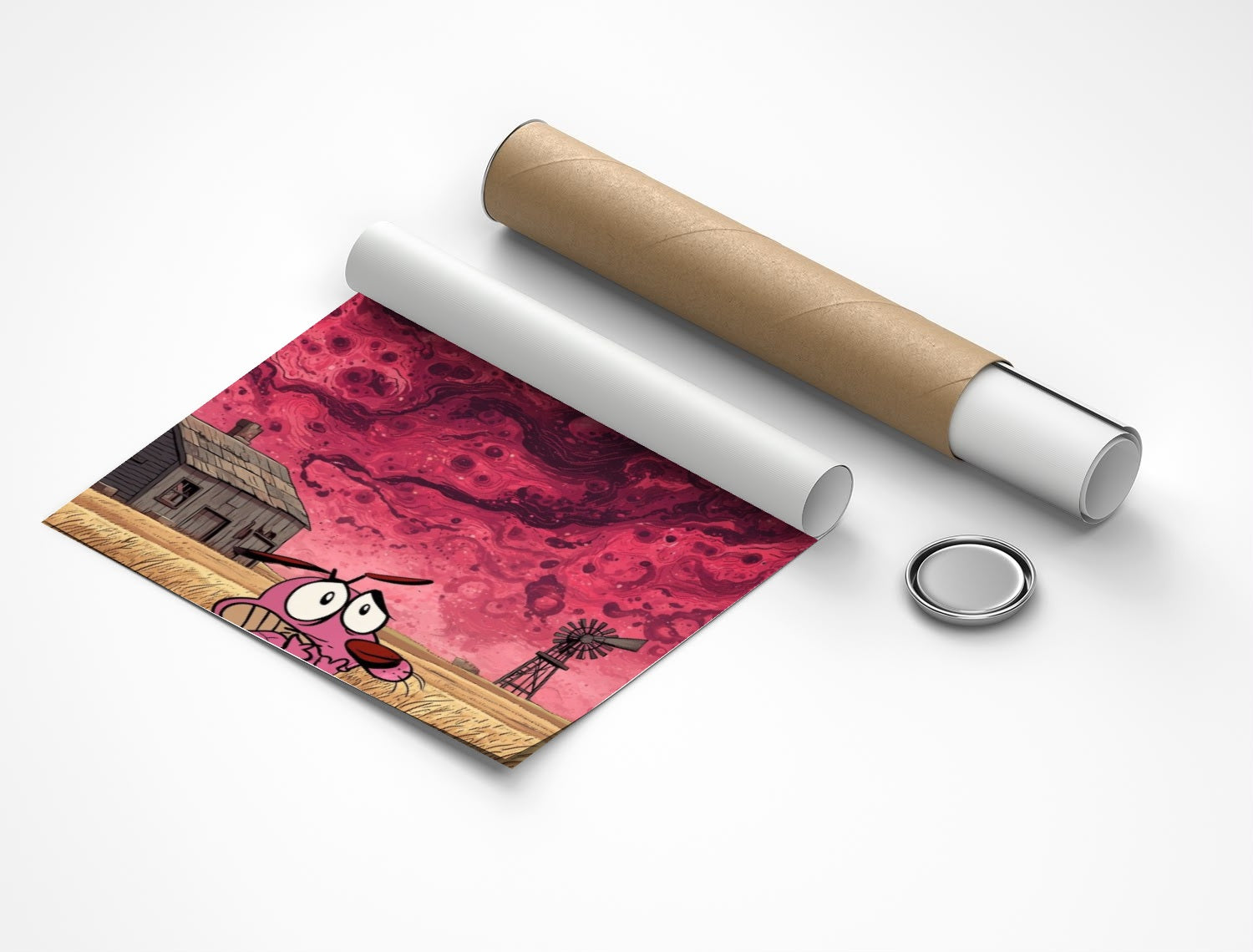 Rolled poster