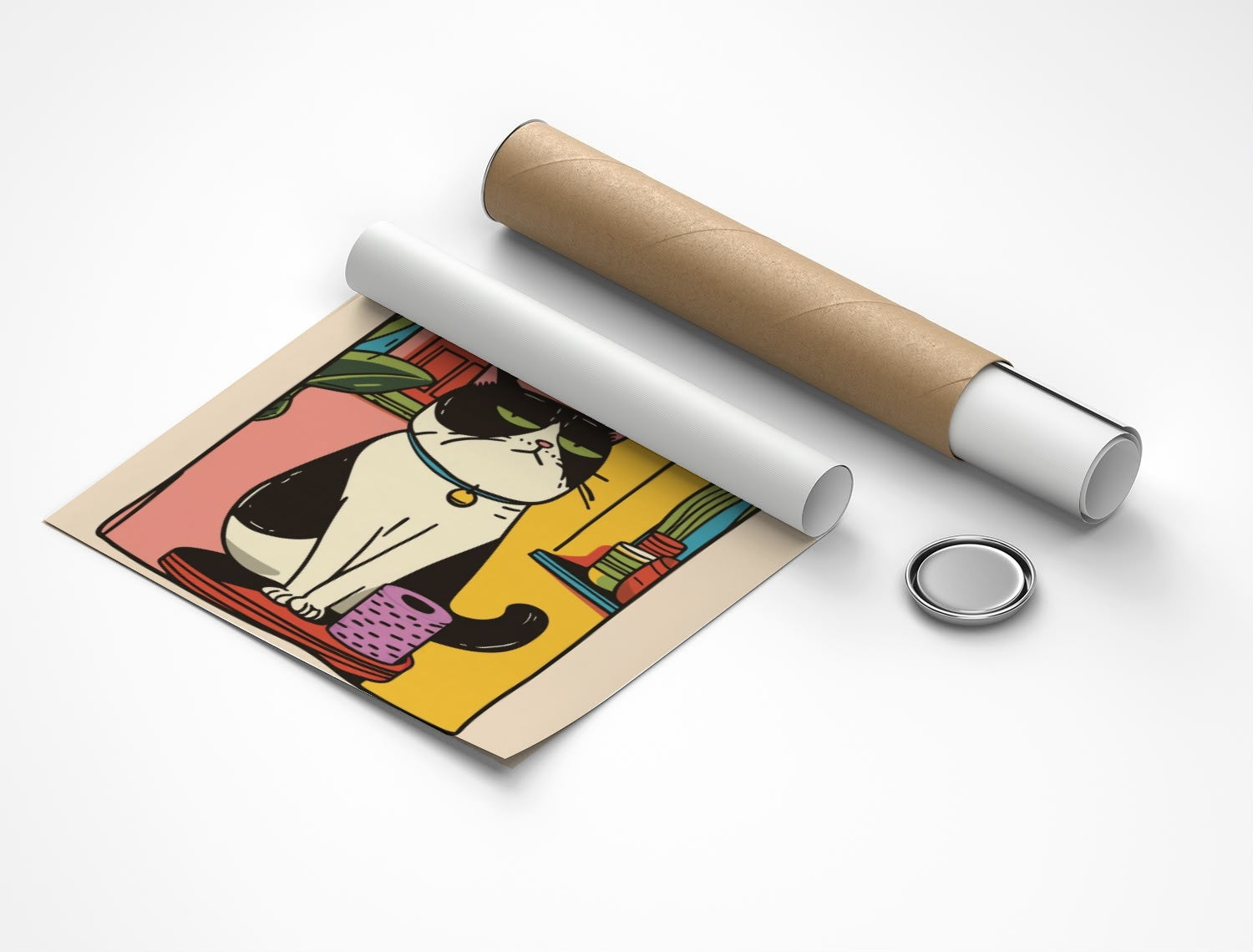 Rolled poster