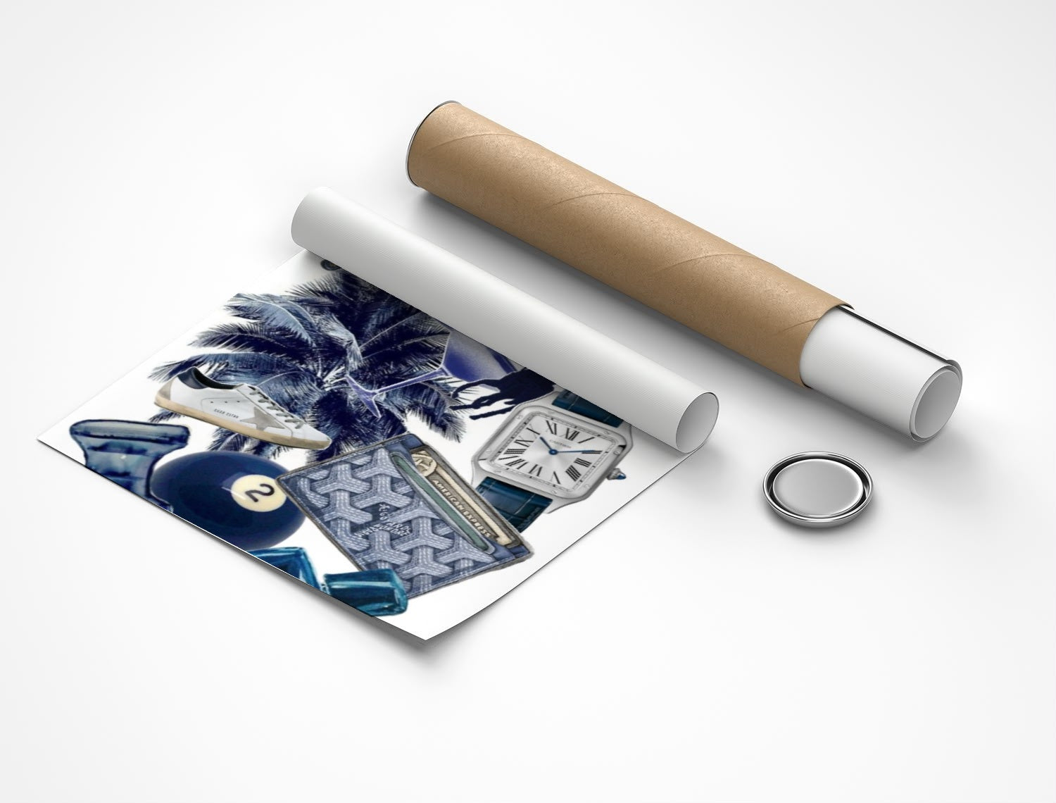 Rolled poster