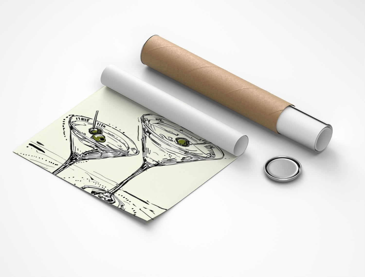 Rolled poster