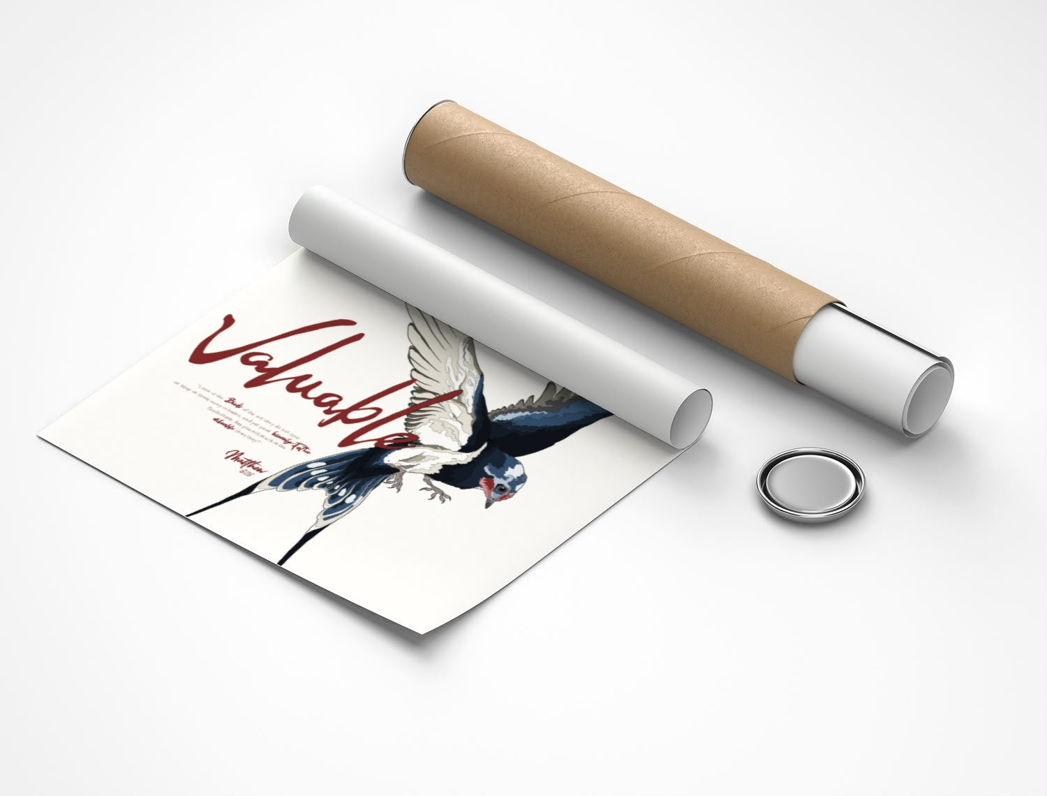 Rolled poster