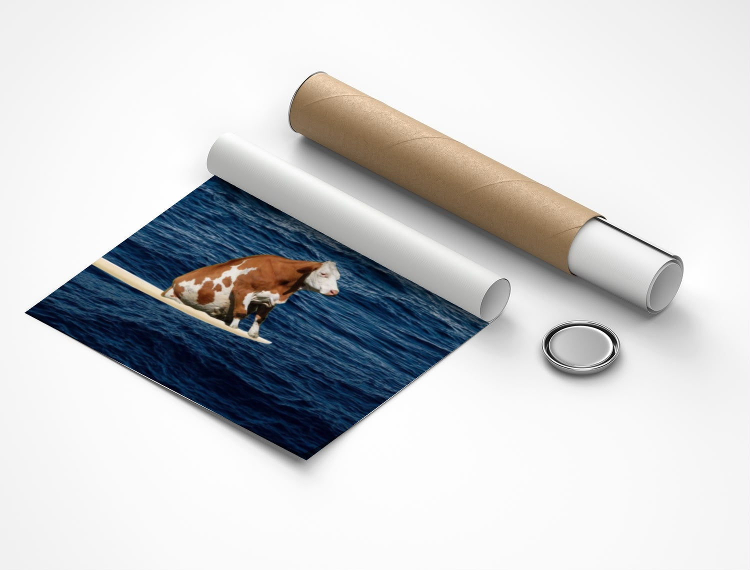 Rolled poster