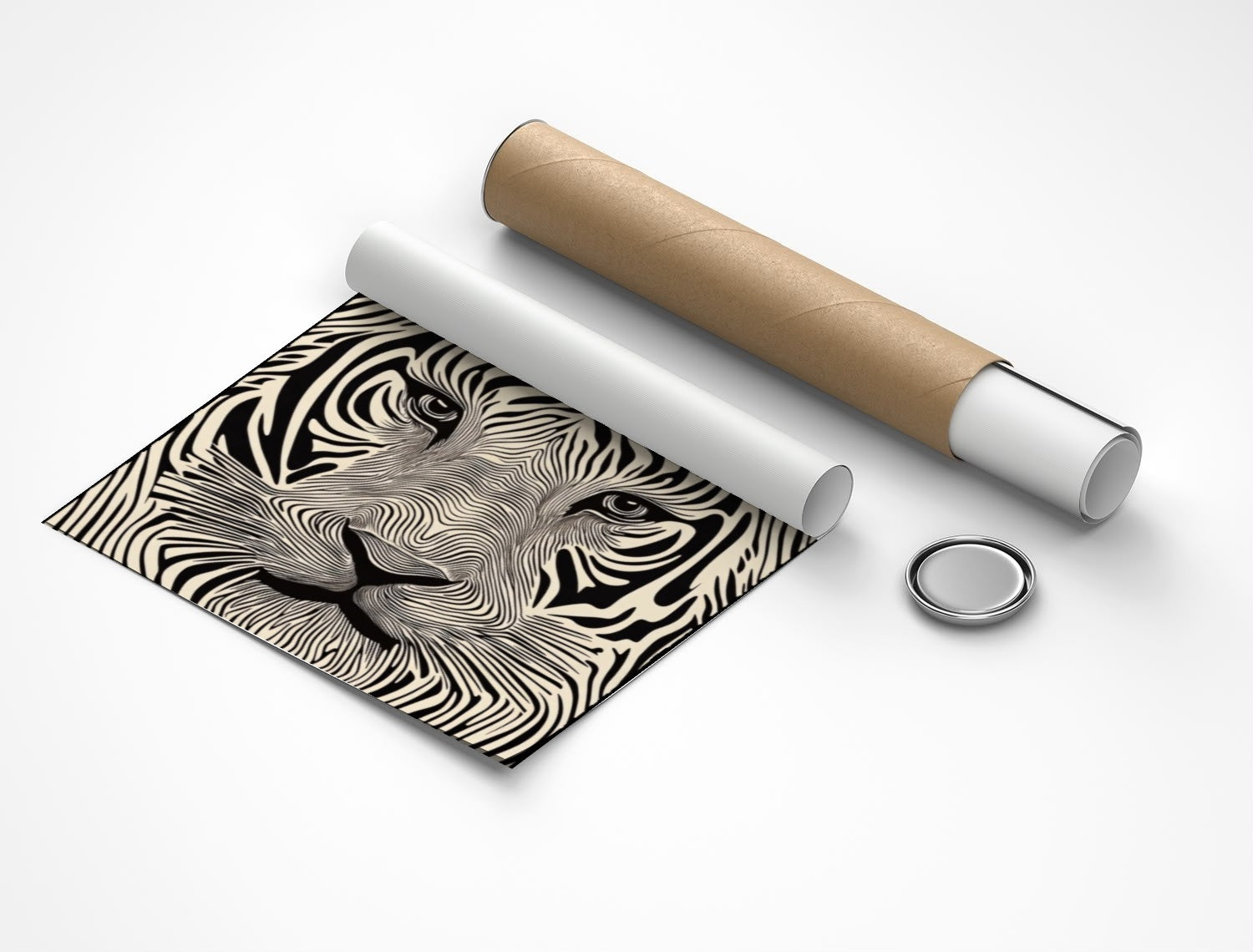 Rolled poster