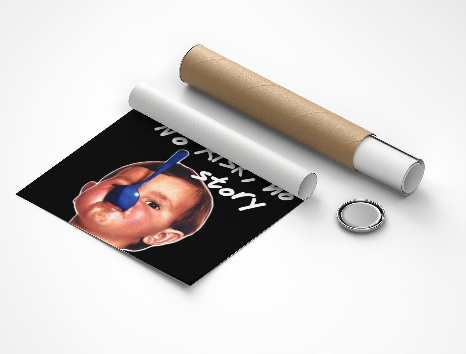 Rolled poster