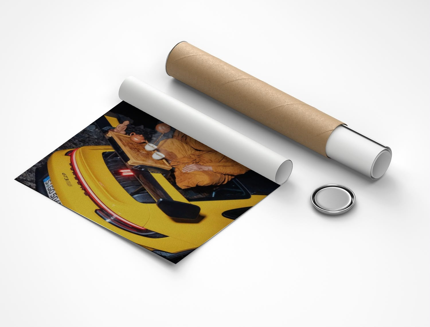 Rolled poster