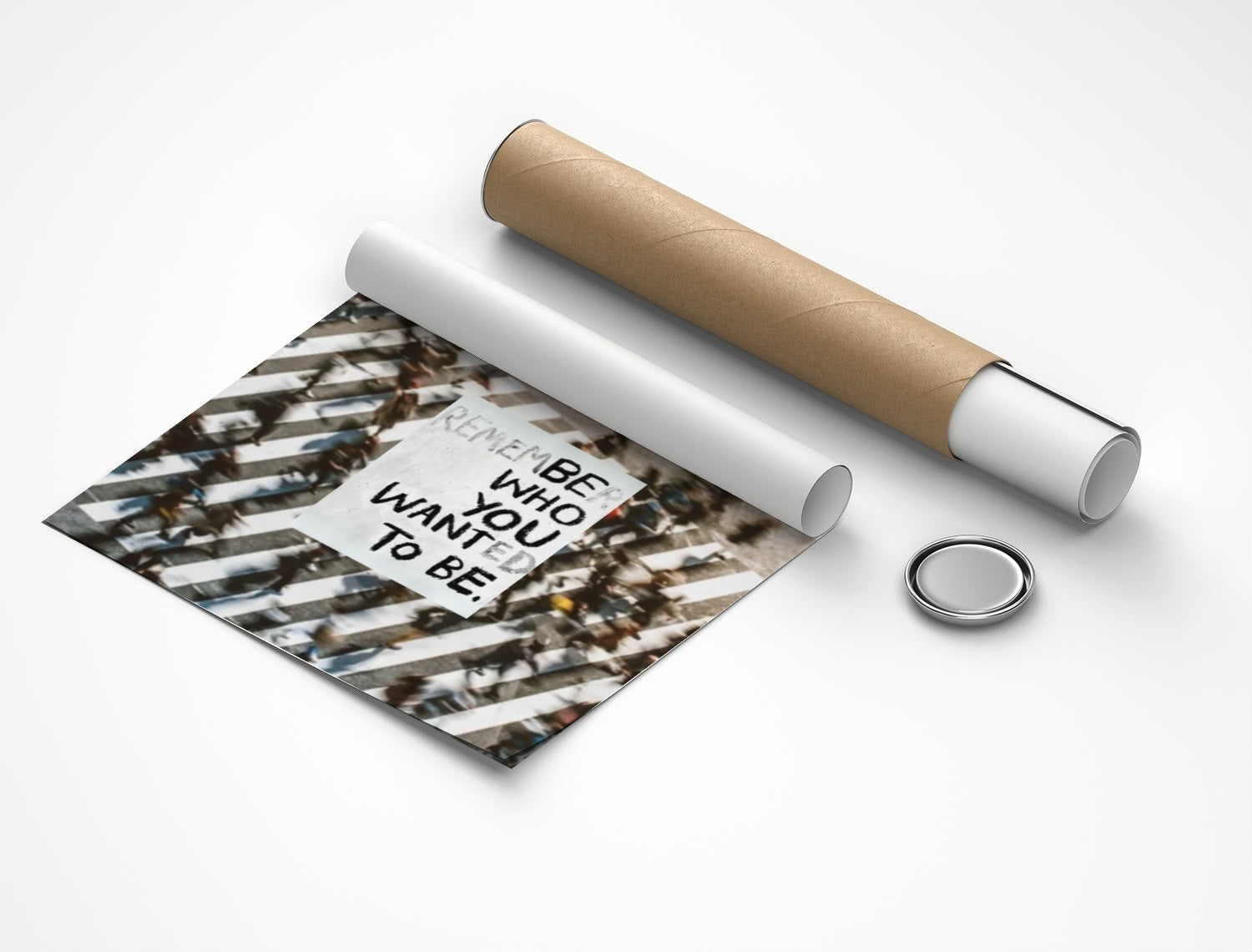 Rolled poster