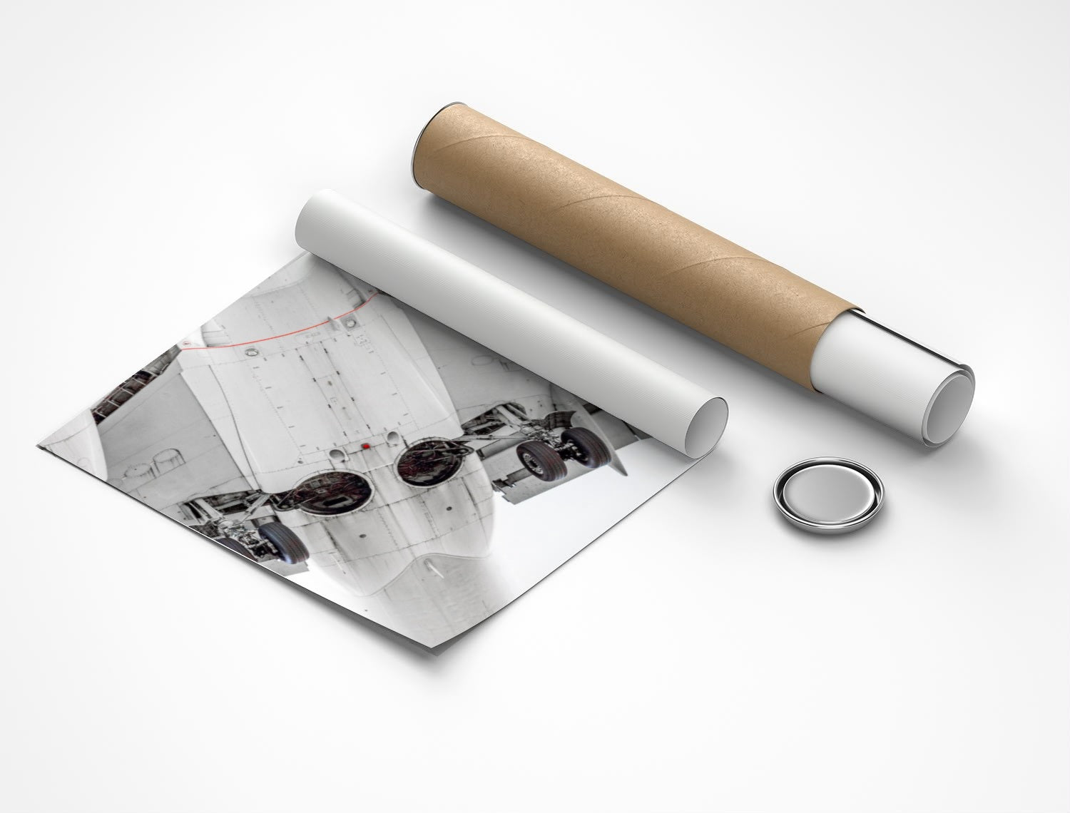 Rolled poster