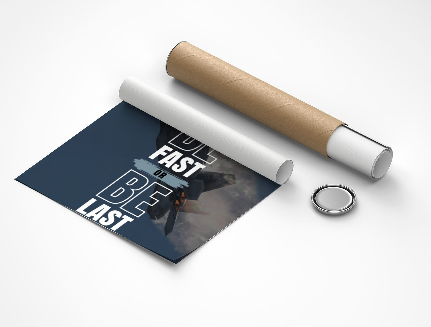 Rolled poster