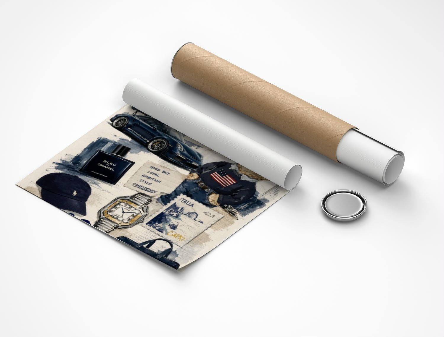 Rolled poster