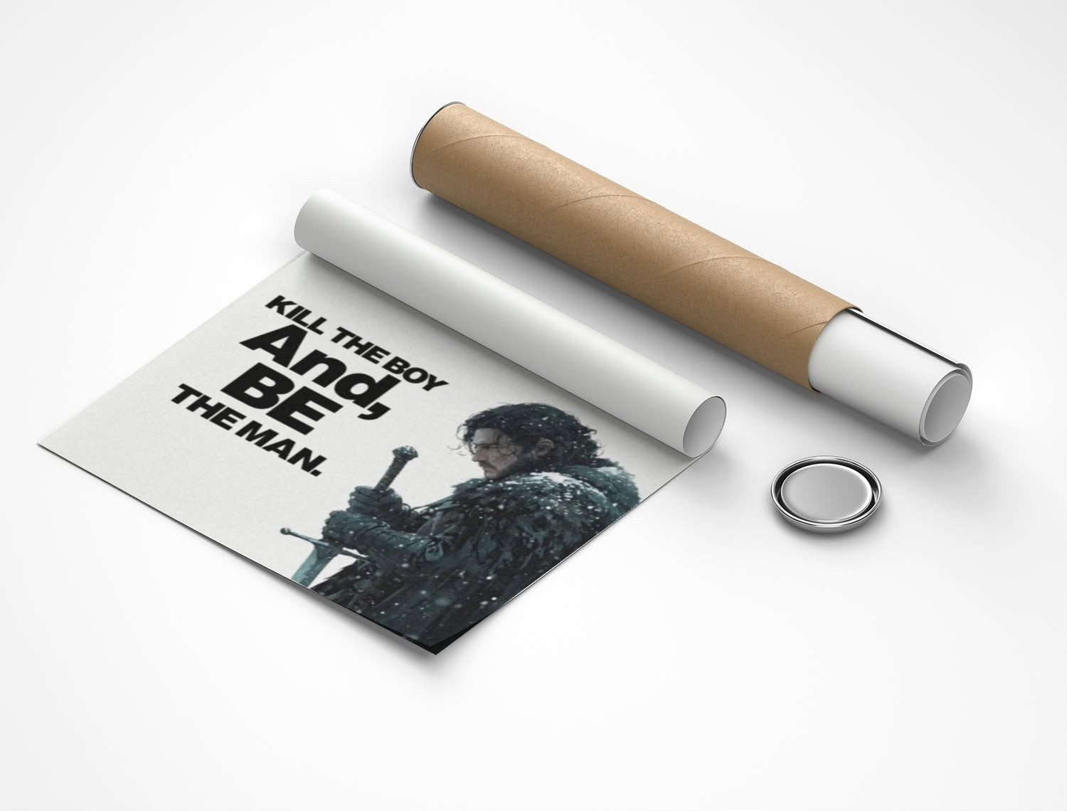 Rolled poster