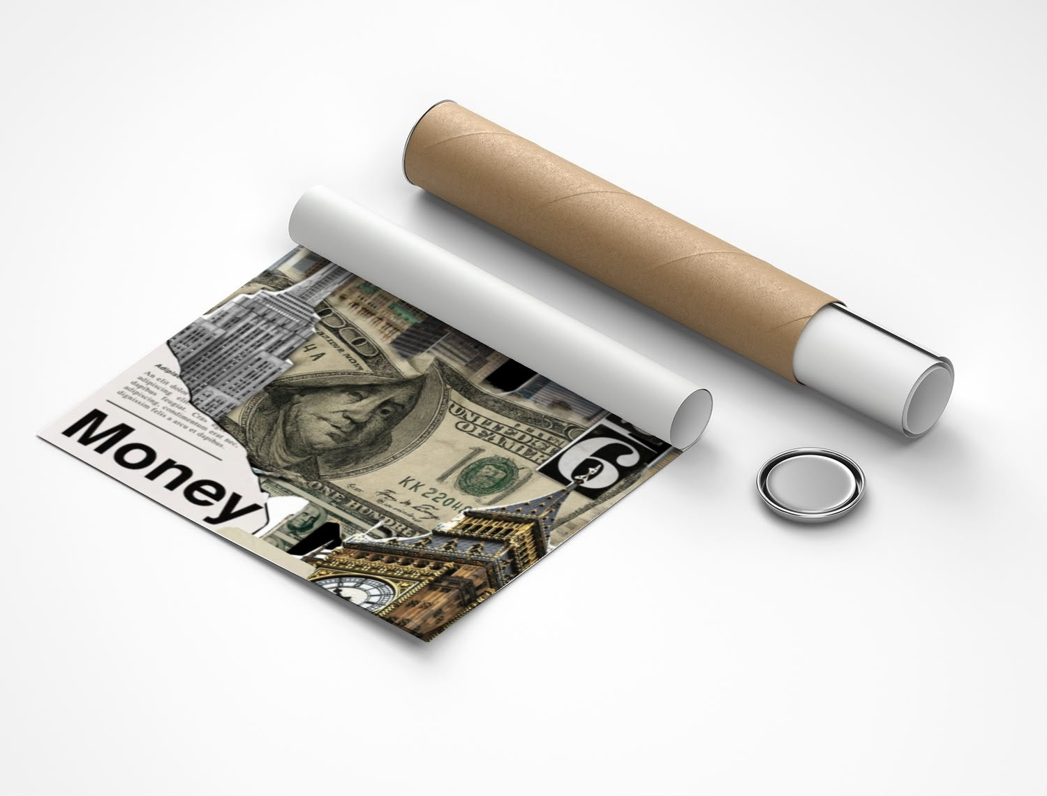 Rolled poster