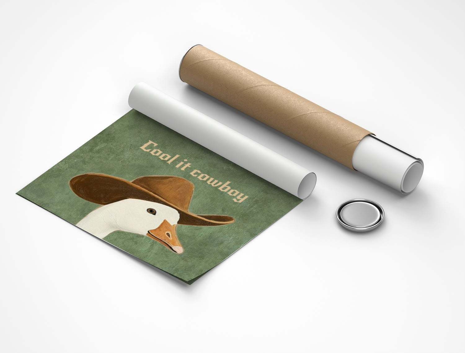 Rolled poster
