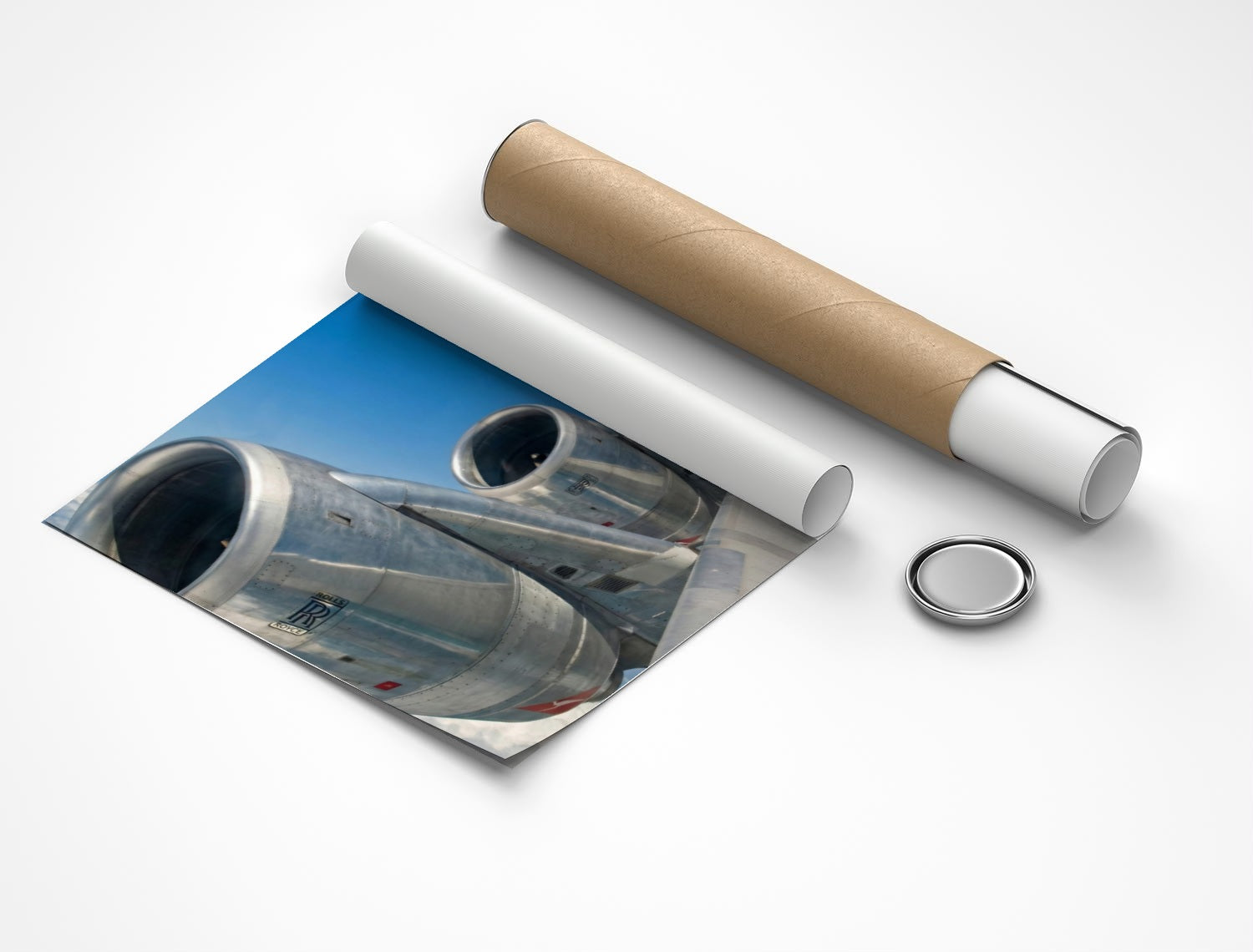 Rolled poster