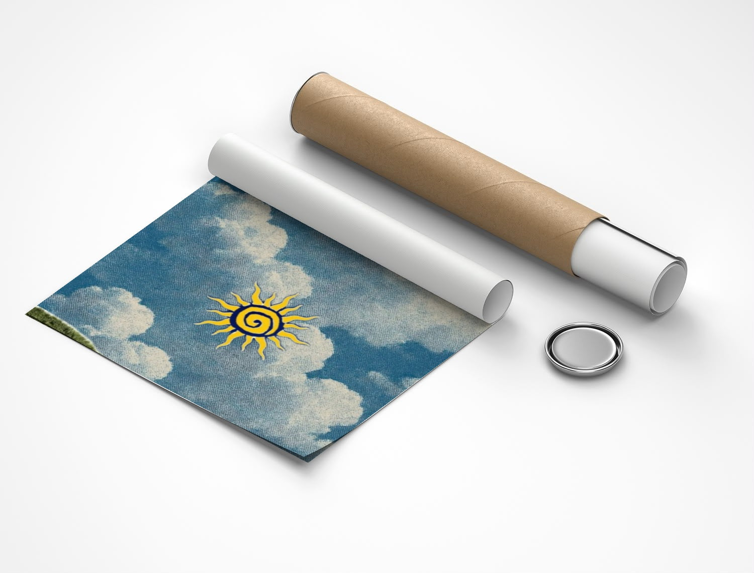 Rolled poster