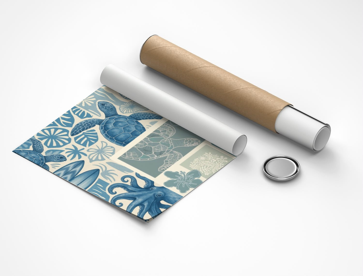 Rolled poster