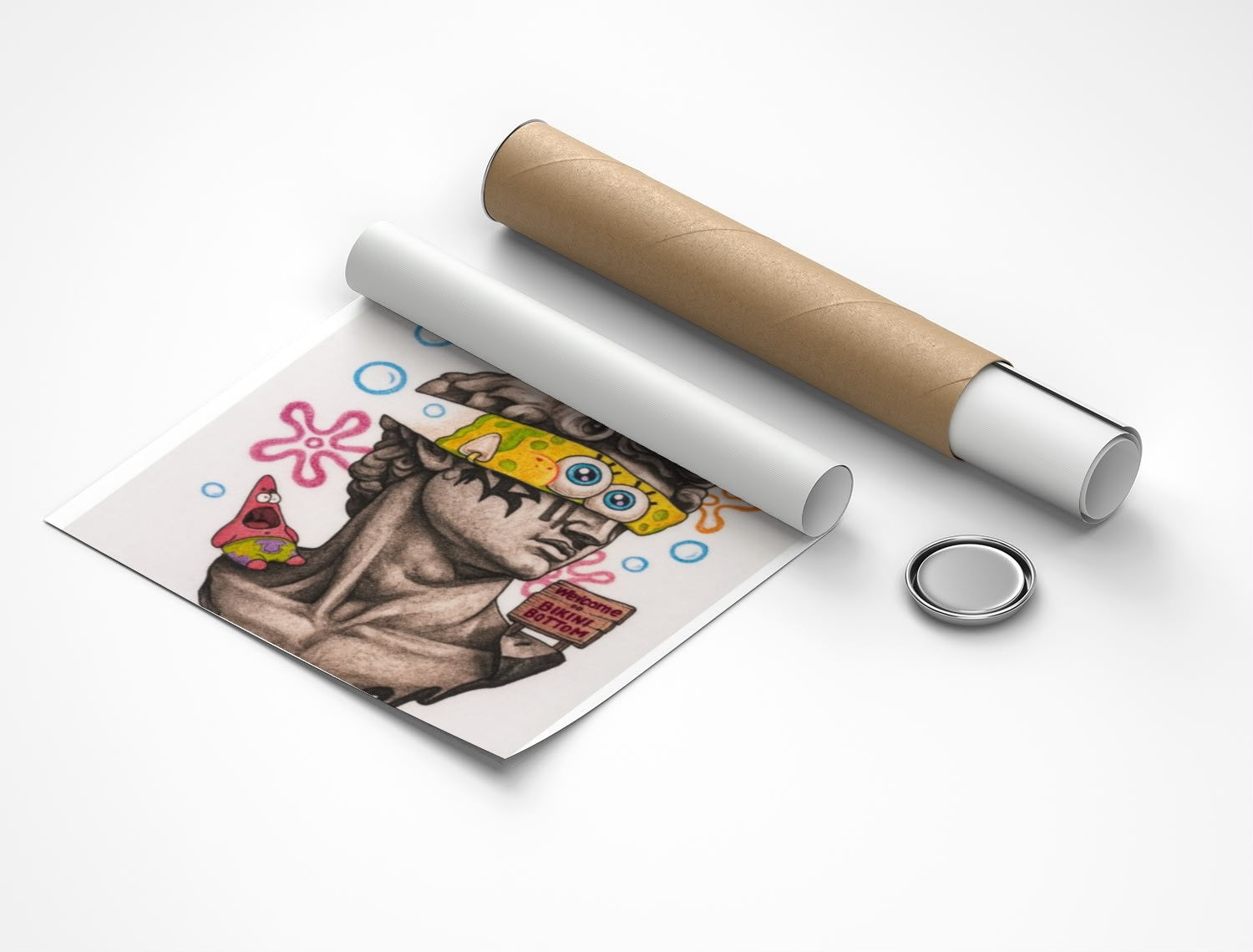 Rolled poster