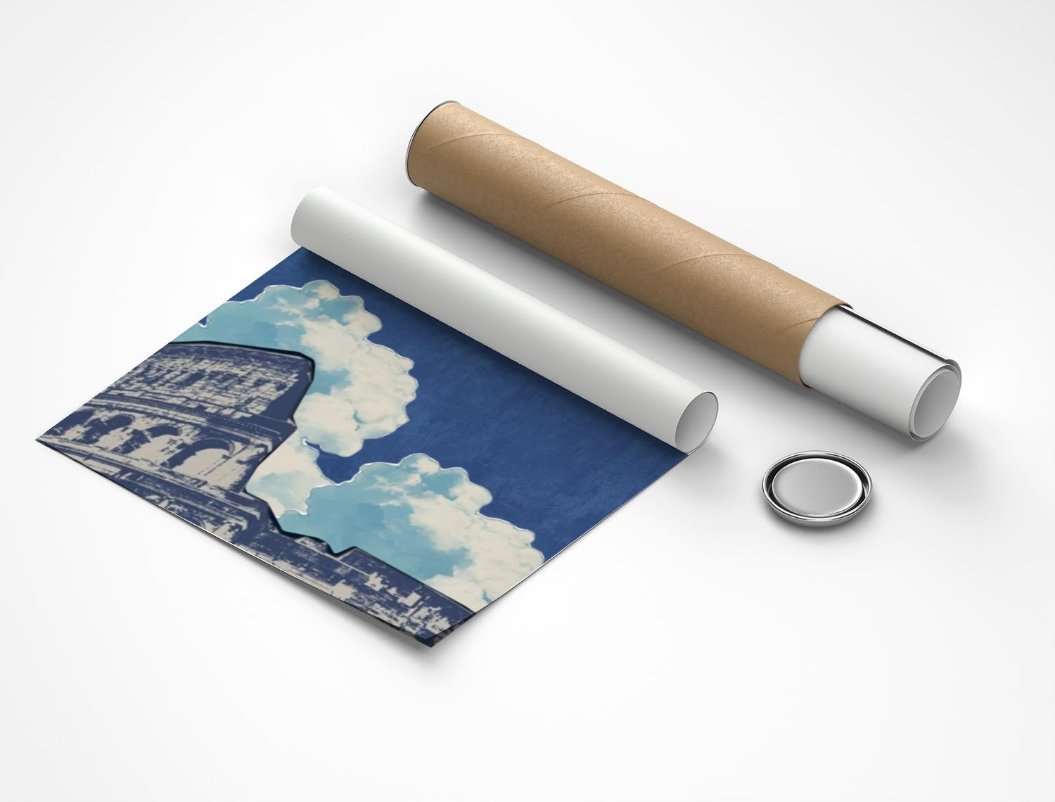 Rolled poster