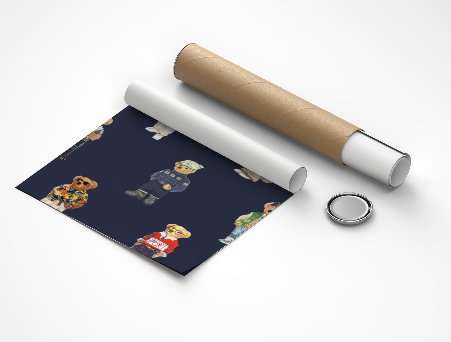 Rolled poster