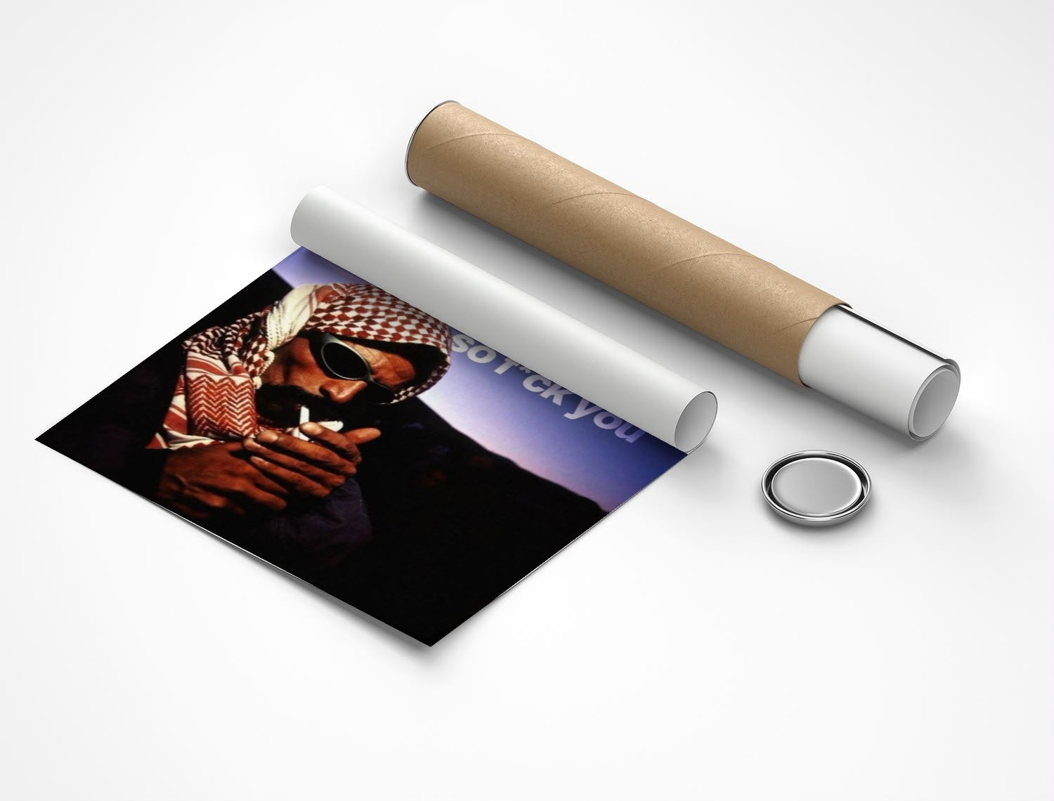 Rolled poster