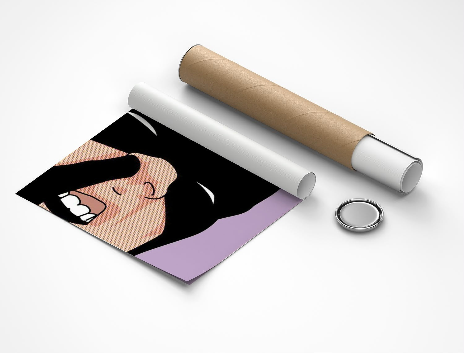 Rolled poster