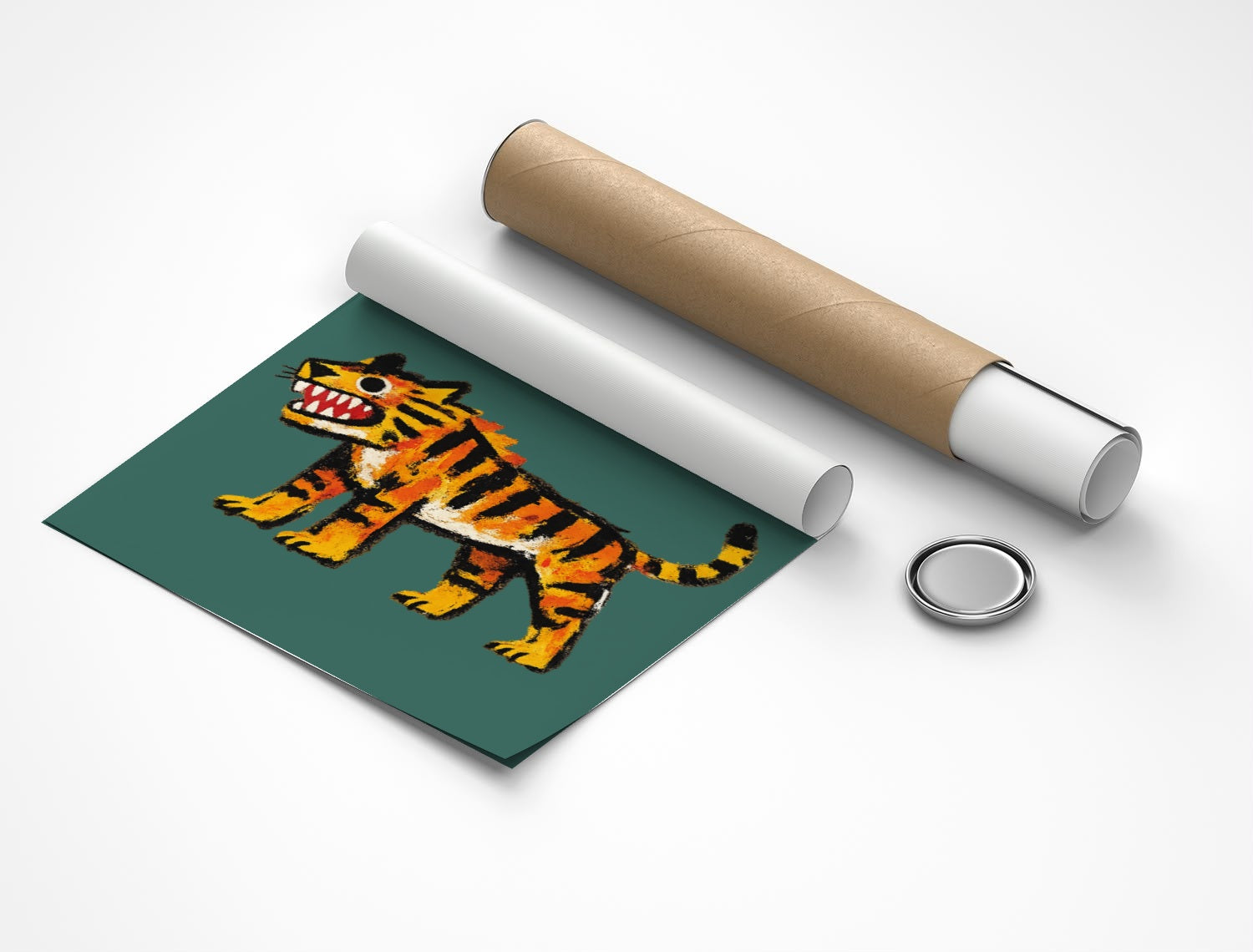 Rolled poster