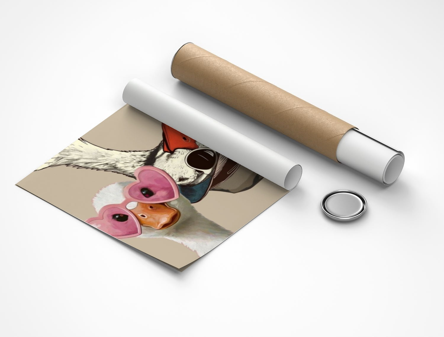 Rolled poster
