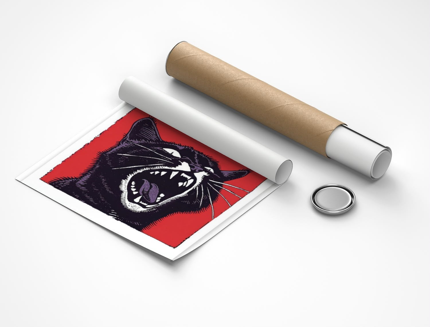 Rolled poster