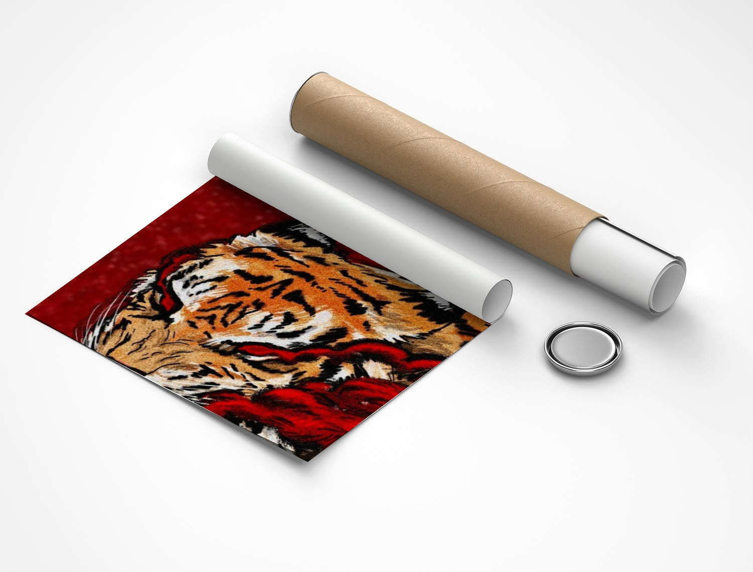Rolled poster