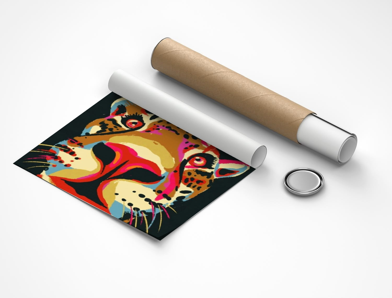 Rolled poster