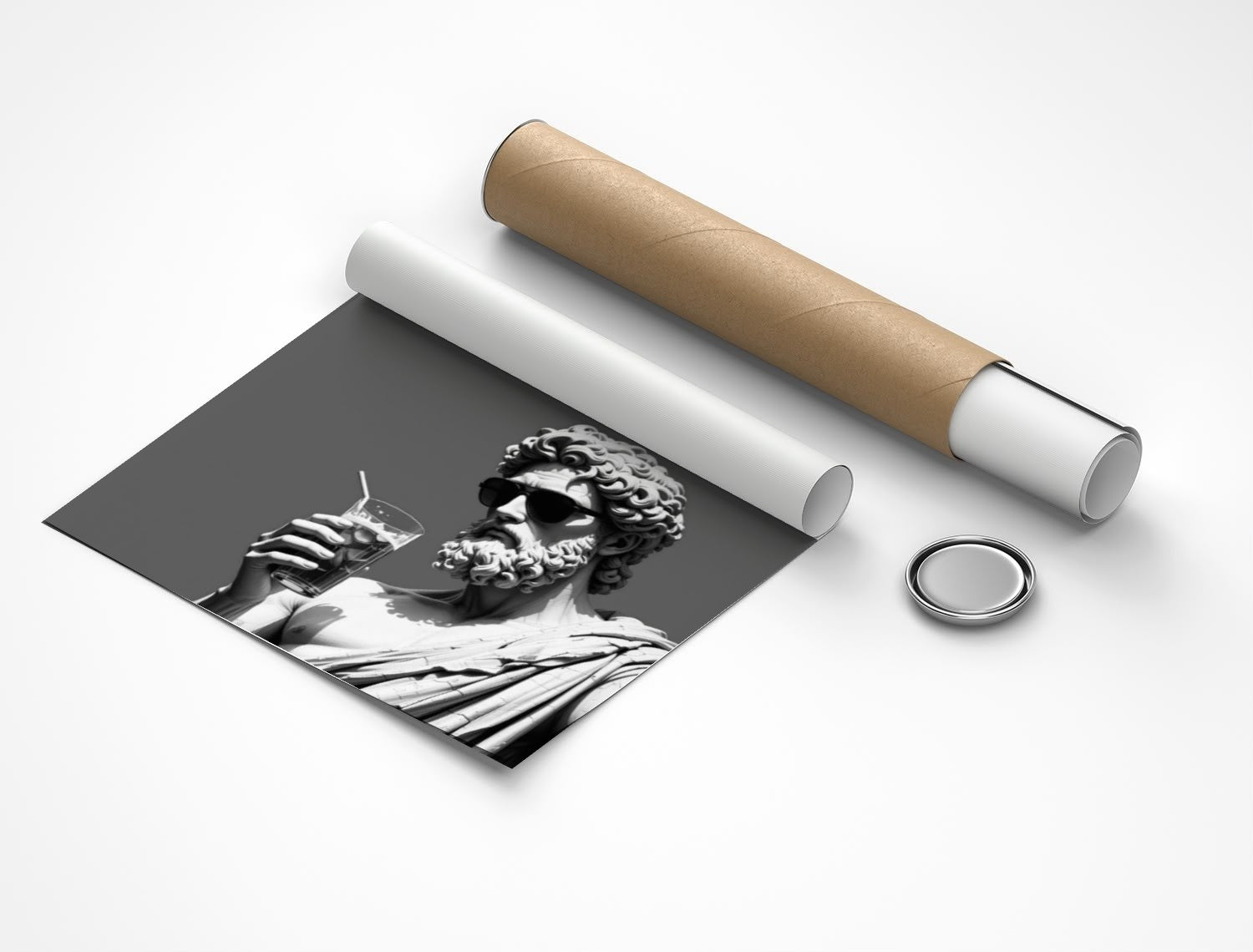 Rolled poster