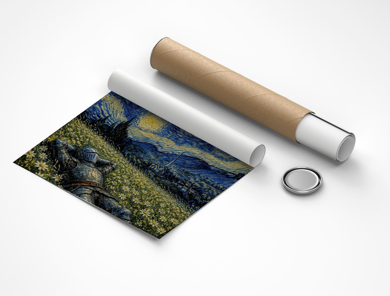 Rolled poster