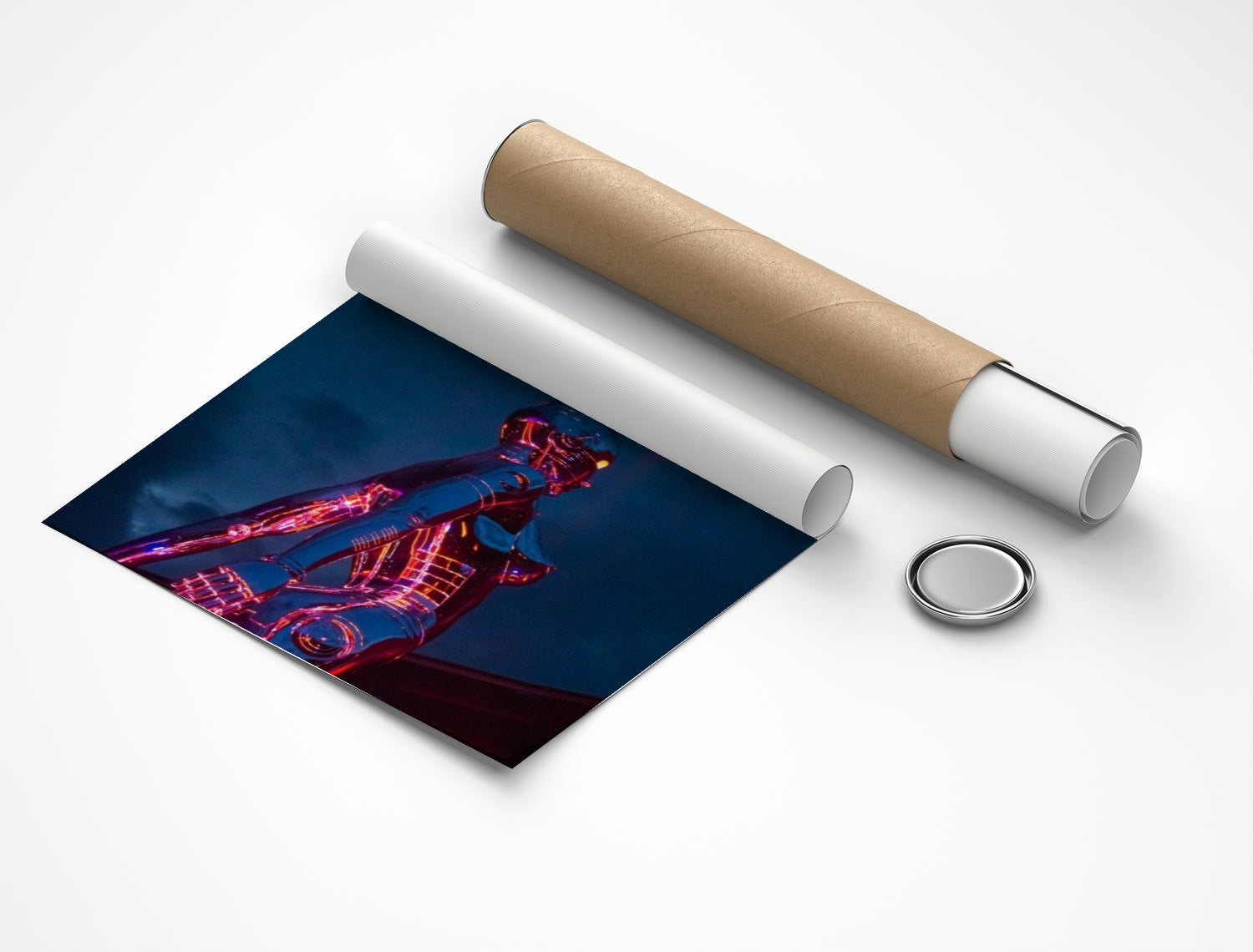Rolled poster