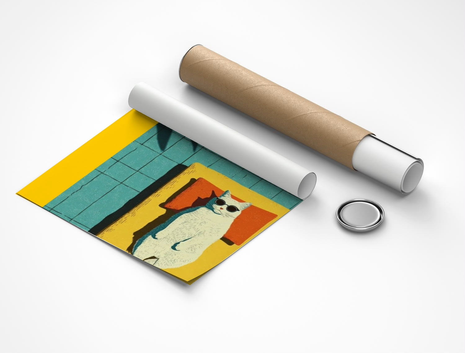 Rolled poster