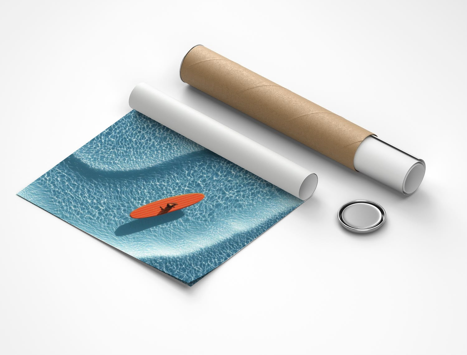 Rolled poster