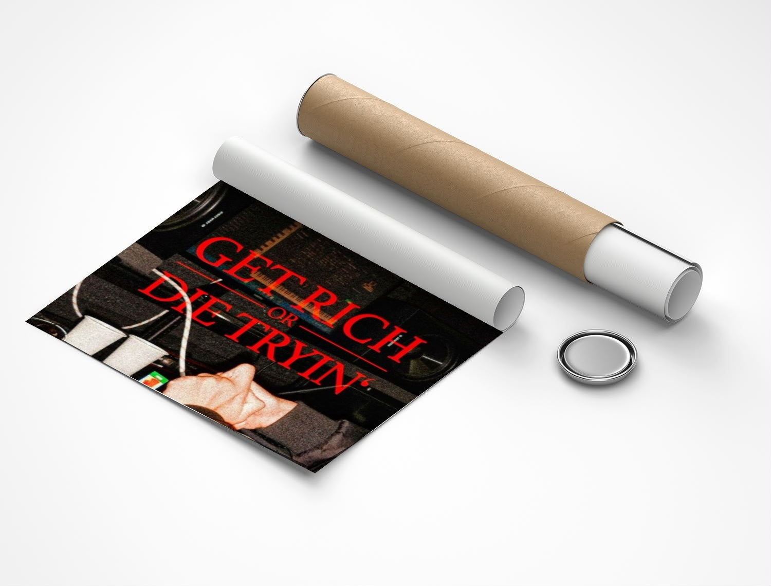 Rolled poster