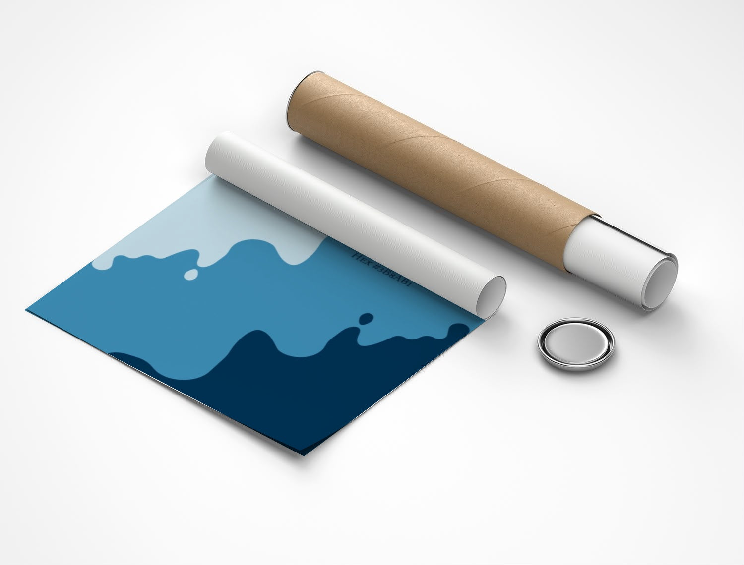 Rolled poster