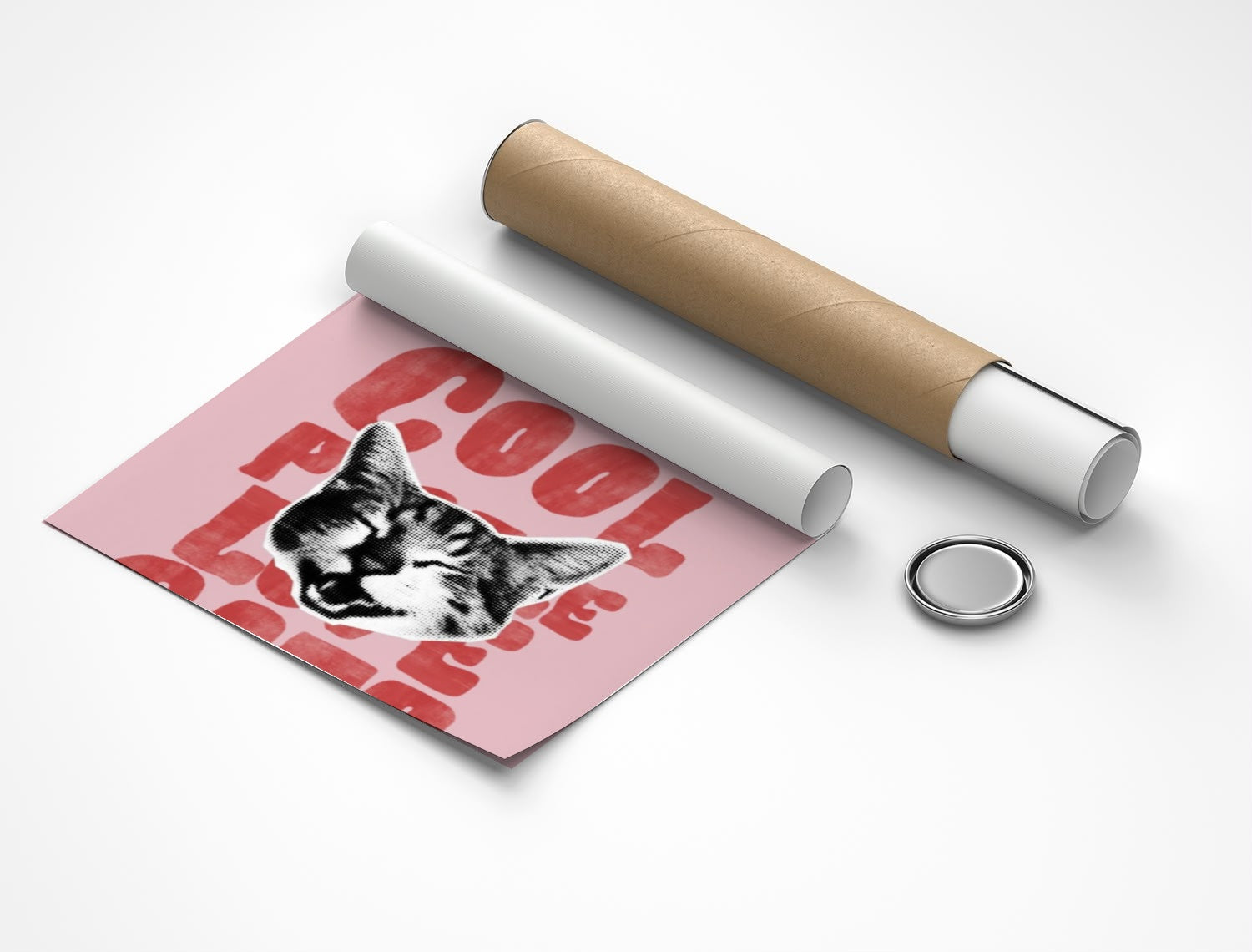 Rolled poster