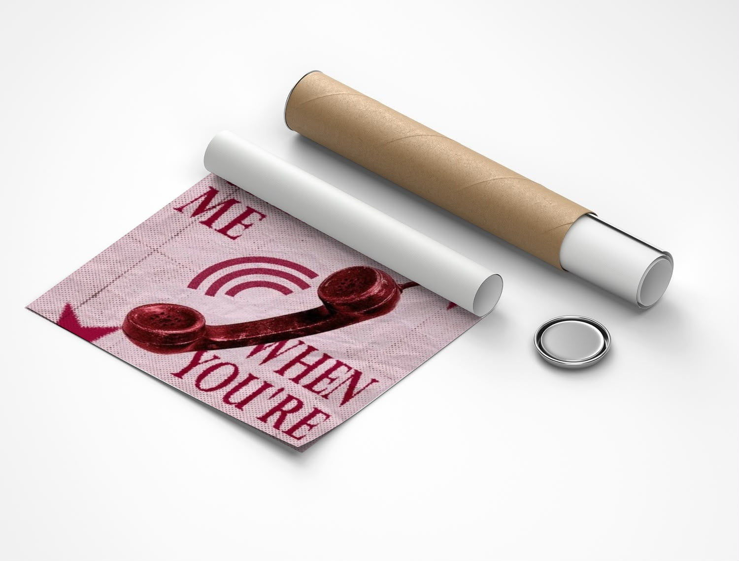 Rolled poster