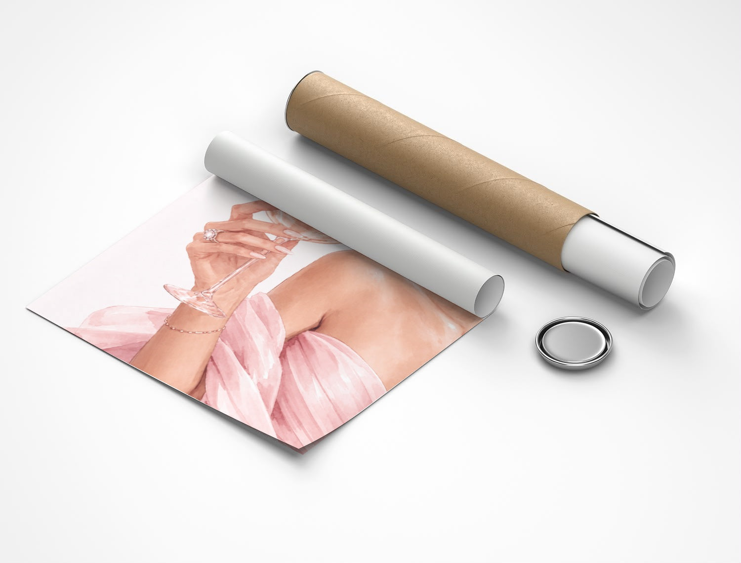 Rolled poster