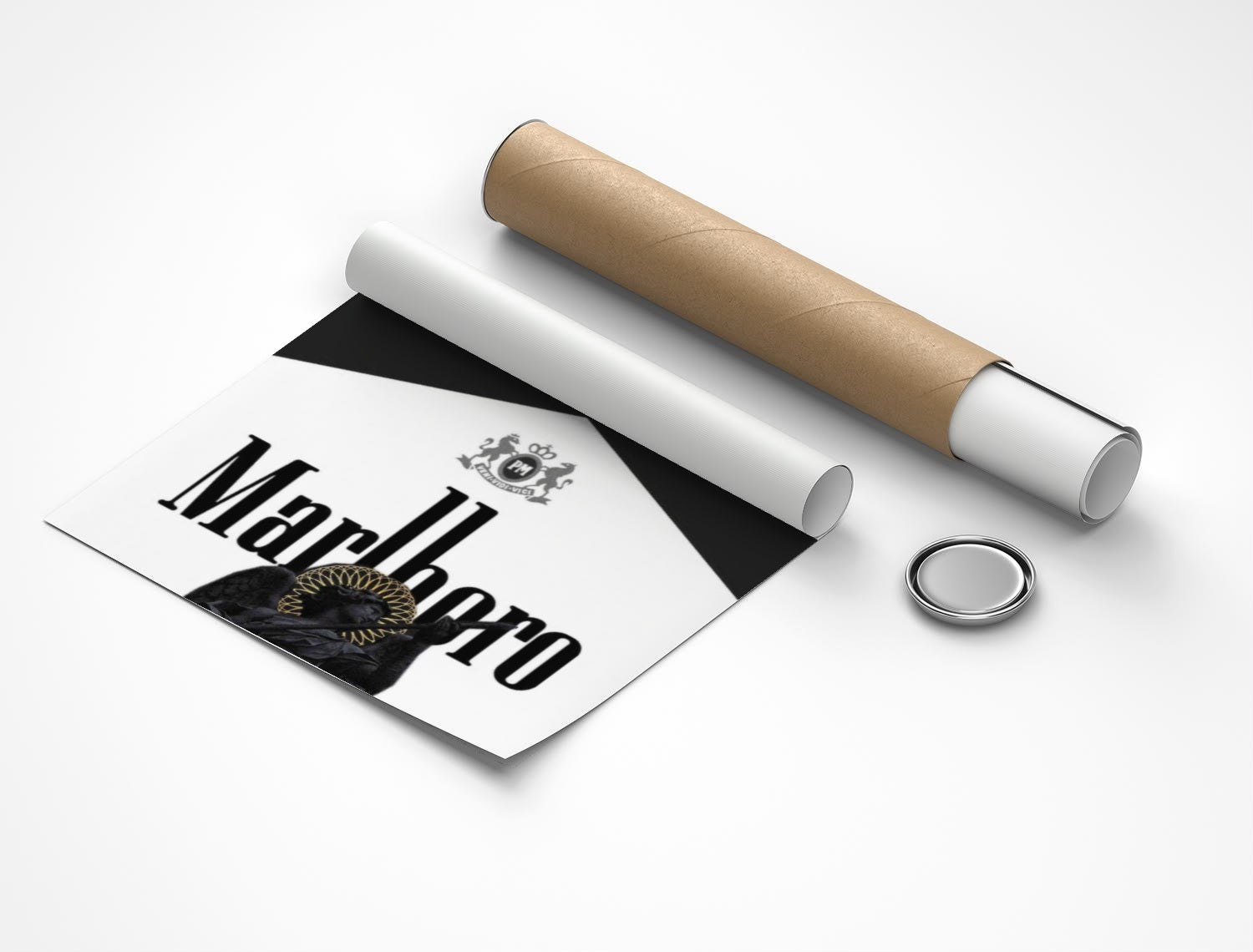 Rolled poster
