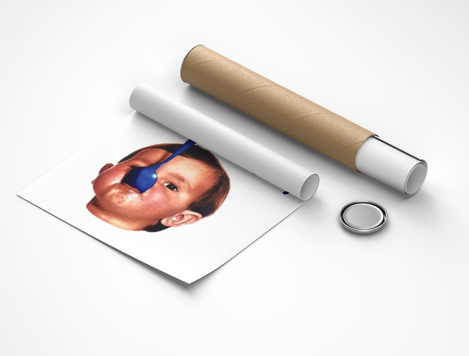 Rolled poster