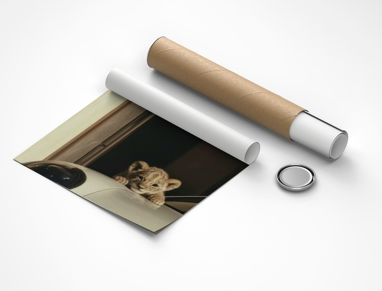 Rolled poster