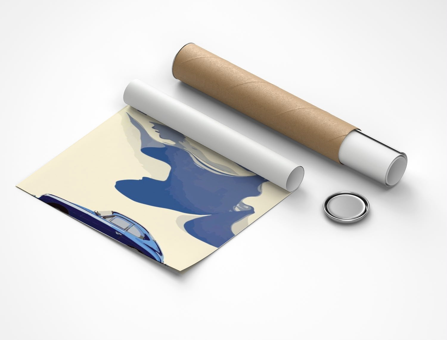 Rolled poster