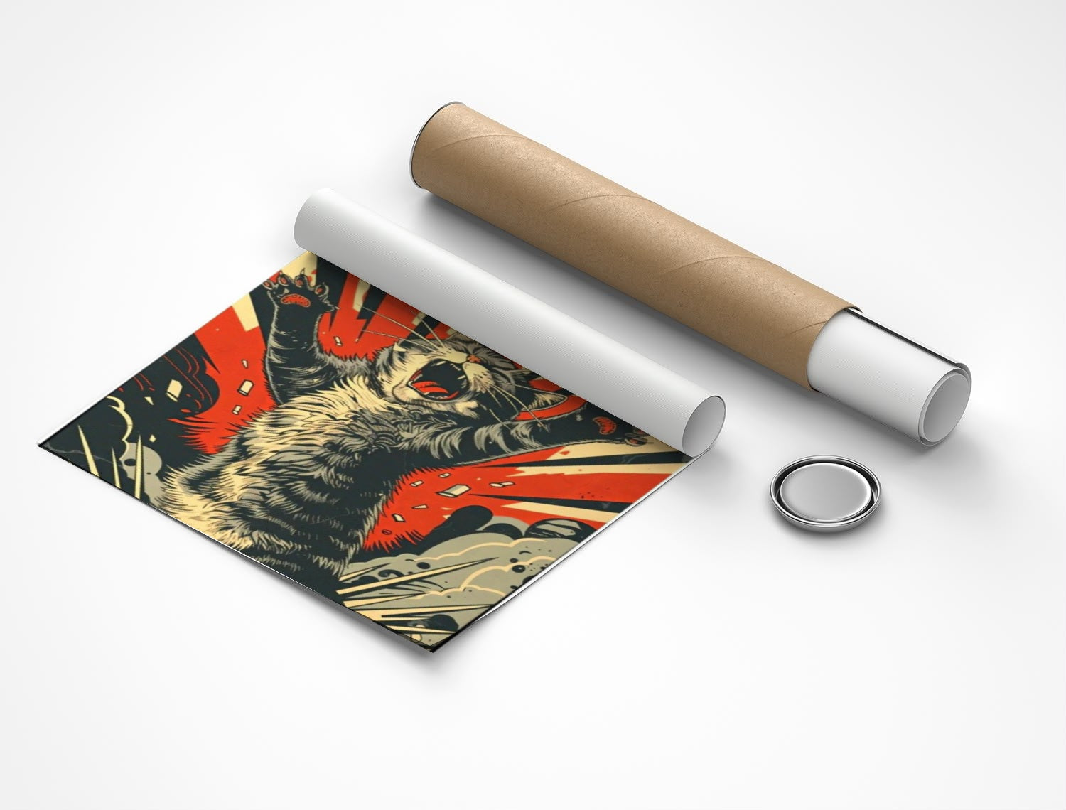Rolled poster